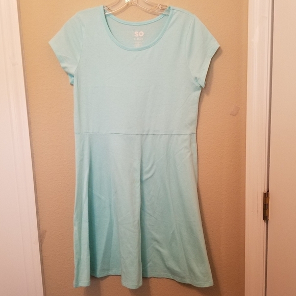SO Other - Girls S0 Skater Dress 14 Plus Light Blue